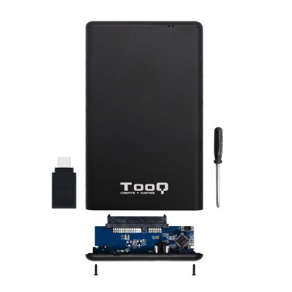 TooQ TQE-2533B contenitore di unit&agrave; di archiviazione Box esterno HDD/SSD Nero 2.5"