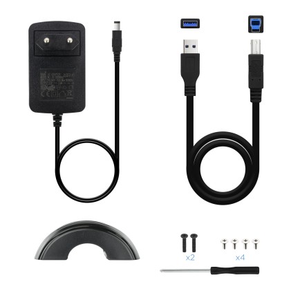 TooQ TQE-3530B contenitore di unit&agrave; di archiviazione Box esterno HDD Nero 3.5"