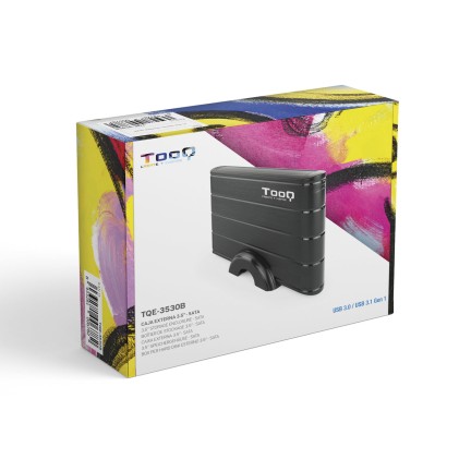 TooQ TQE-3530B contenitore di unit&agrave; di archiviazione Box esterno HDD Nero 3.5"