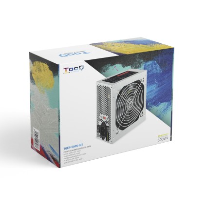 TooQ TQEP-500S-INT alimentatore per computer 500 W 24-pin ATX ATX Argento
