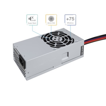 TooQ Ecopower II TFX OEM alimentatore per computer 500 W 20+4 pin ATX Argento