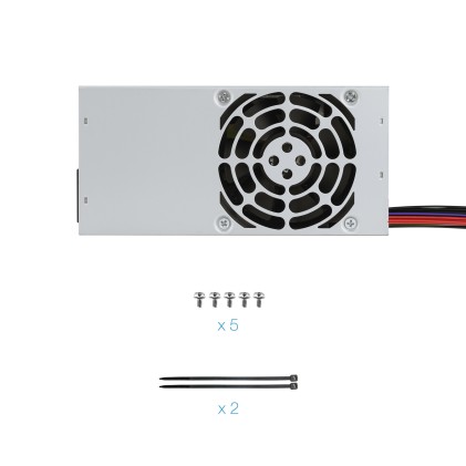 TooQ Ecopower II TFX OEM alimentatore per computer 500 W 20+4 pin ATX Argento