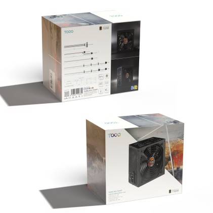 TooQ TQHELIOS-750SP alimentatore per computer 750 W 24-pin ATX ATX Nero