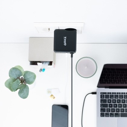 TooQ TQLC-USBC65PD adattatore e invertitore Interno 65 W Nero