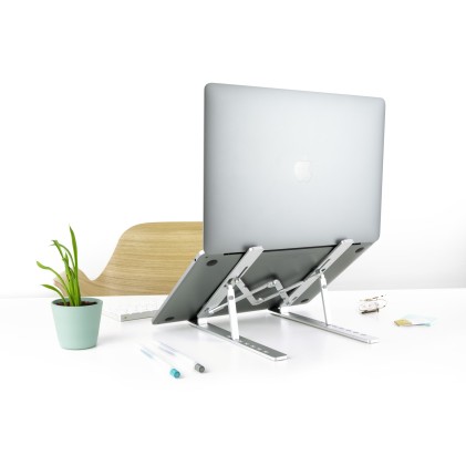 TooQ TQLRS0033-AL supporto per notebook 38,1 cm (15") Supporto per computer portatile Argento