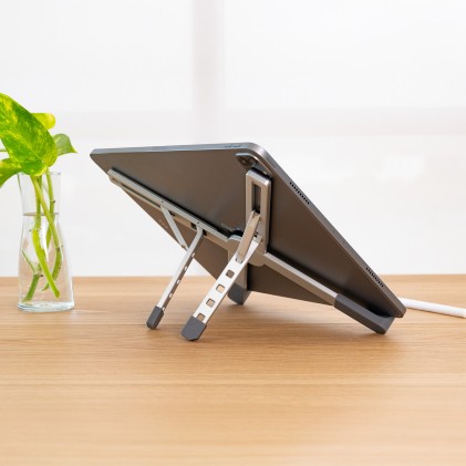 TooQ TQLRS0036-AL supporto per laptop Supporto per computer portatile Argento 43,9 cm (17.3")