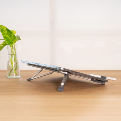 TooQ TQLRS0036-AL supporto per laptop Supporto per computer portatile Argento 43,9 cm (17.3")