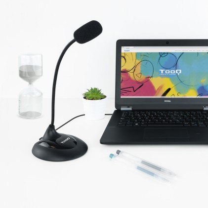 TooQ TQMM-213 microfono Nero Microfono per notebook