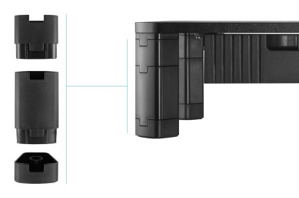 TooQ TQMMPD02 Supporti a parete per TV Scrivania Nero