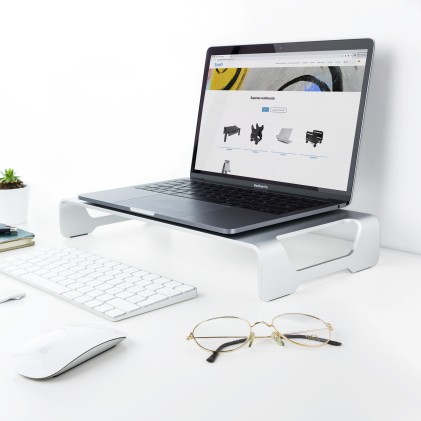 TooQ TQMR0004 supporto da tavolo per Tv a schermo piatto 33 cm (13") Libera installazione Argento