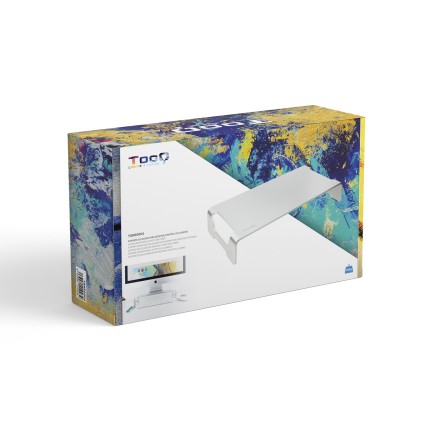 TooQ TQMR0004 supporto da tavolo per Tv a schermo piatto 33 cm (13") Libera installazione Argento