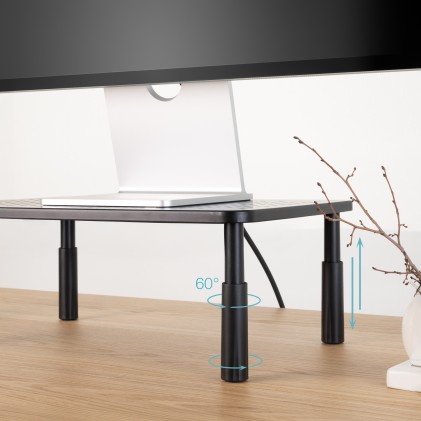 TooQ TQMR086 Supporti a parete per TV Scrivania Nero