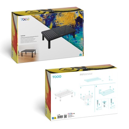 TooQ TQMR086 Supporti a parete per TV Scrivania Nero