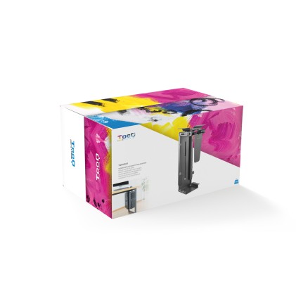 TooQ TQMUD01 supporto per CPU Supporto per CPU da tavolo Nero