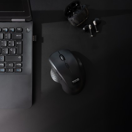 TooQ TQMWG-1105-B mouse Universale Mano destra RF Wireless Ottico 1600 DPI