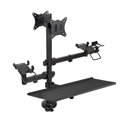 TooQ TQPM0003 Supporti a parete per TV 81,3 cm (32") Scrivania Nero