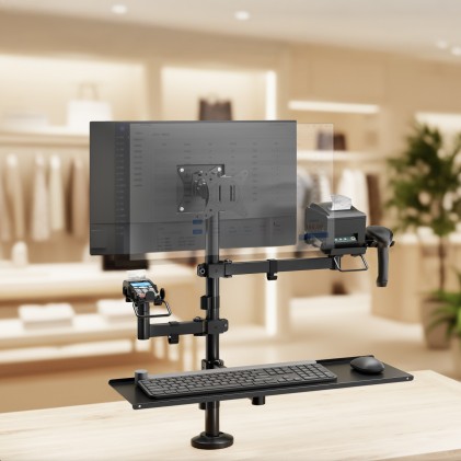 TooQ TQPM0003 Supporti a parete per TV 81,3 cm (32") Scrivania Nero