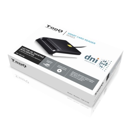 TooQ TQR-210B lettore di card readers Interno USB 2.0 Nero