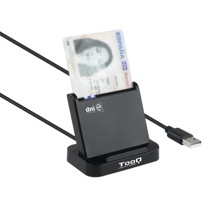 TooQ TQR-220B lettore di card readers Interno USB USB 2.0 Nero