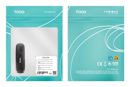 TooQ TQR-3002B lettore di schede USB 3.2 Gen 1 (3.1 Gen 1) Type-A Nero