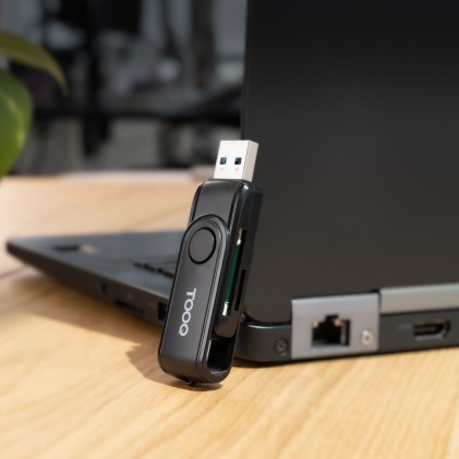 TooQ TQR-3003B lettore di schede Nero