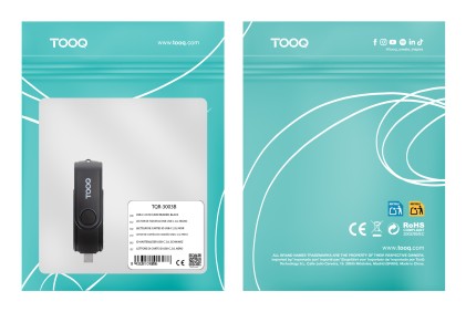 TooQ TQR-3003B lettore di schede Nero