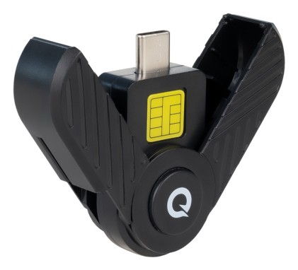 TooQ TQR-3011B lettore di card readers USB tipo-C Nero