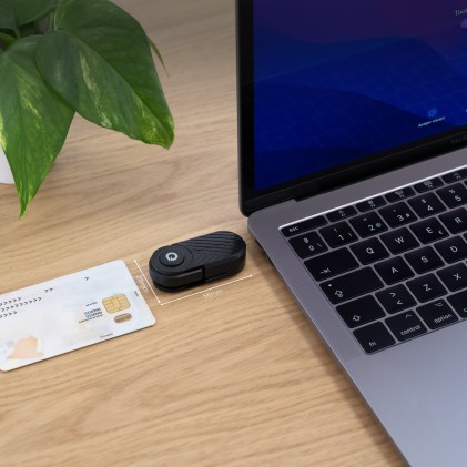 TooQ TQR-3011B lettore di card readers USB tipo-C Nero