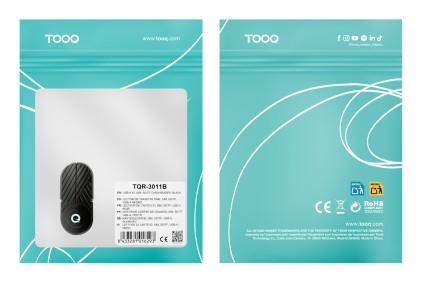 TooQ TQR-3011B lettore di card readers USB tipo-C Nero