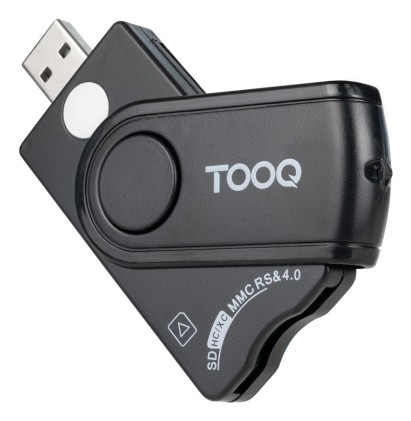 TooQ TQR-3012B lettore di card readers USB 2.0 Nero
