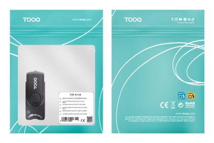 TooQ TQR-3012B lettore di card readers USB 2.0 Nero