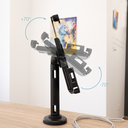 TooQ TQTDS0812 supporto per personal communication Supporto per tablet Tablet/UMPC Nero