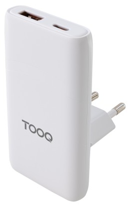 TooQ TQWC-GANSL65W1A1C Caricabatterie per dispositivi mobili Universale Bianco AC Ricarica rapida Interno