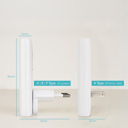 TooQ TQWC-GANSL65W1A1C Caricabatterie per dispositivi mobili Universale Bianco AC Ricarica rapida Interno