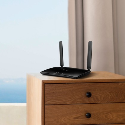 Modem Router Tp Link Tl-Mr150 4G Lte N300 (Sim Slot) Black