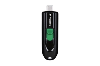 Transcend Pen Disk 128Gb, Usb3.2, Pen Drive, Type-C, Capless, Black