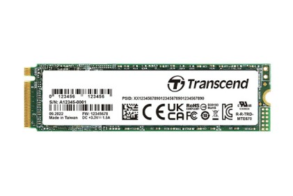 Ssd M.2 128Gb 2280 Pcie Gen3X4 Nvme 3D Tlc Transcend