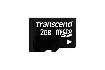 TRANSCEND microSD 2GB incl. SD adapter