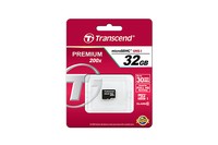 TRANSCEND 32GB micro SDHC Card Class 10 inkl SD Adapter