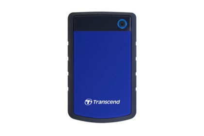 TRANSCEND 4TB StoreJet 25H3 USB 3.0 2.5 Rubber Case Anti-Shock Blue