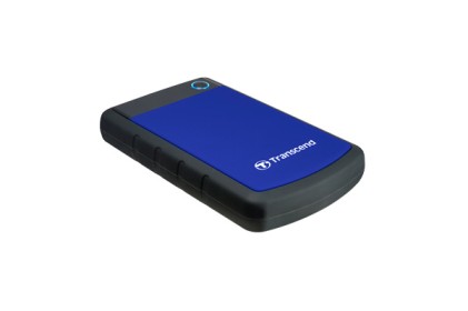 TRANSCEND 4TB StoreJet 25H3 USB 3.0 2.5 Rubber Case Anti-Shock Blue