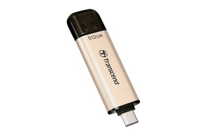 Transcend Pen Disk 512Gb, Usb3.2, Pen Drive, Tlc, High Speed, Type-C