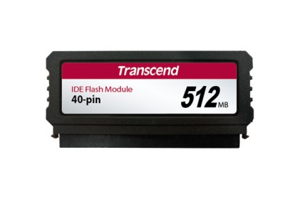 TRANSCEND 512MB IDE Flash Module IDE 40pin vertical SMI Industrial