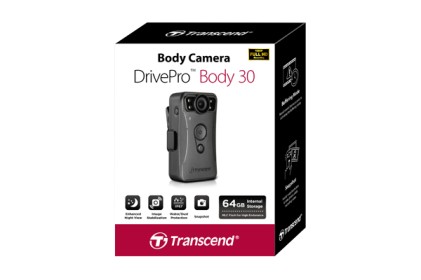 Transcend Bodycam Drive Pro Body 30 64Gb Bt Wi-Fi Infrarossi
