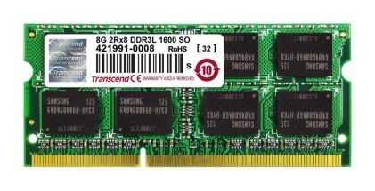 TRANSCEND 8GB DDR3L 1600 SO-DIMM 2Rx8 for iMac 27-inch Late 2013