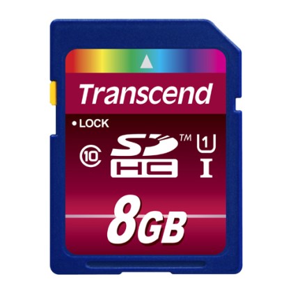 TRANSCEND Ultimate 8GB SDHC UHS-I Card Class10 90MB/s MLC