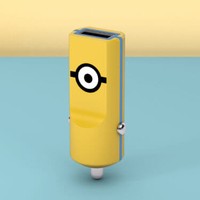 Tribe Caricabatterie da Auto USB Fast Charge 2.4A Minions Carl