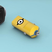 Tribe Caricabatterie da Auto USB Fast Charge 2.4A Minions Carl