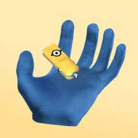 Tribe Caricabatterie da Auto USB Fast Charge 2.4A Minions Carl