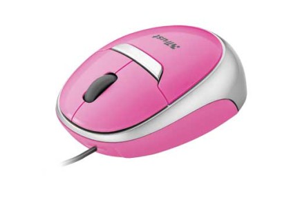 Trust 15488 Retractable Optical Mini Mouse Pink MI-2850Sp